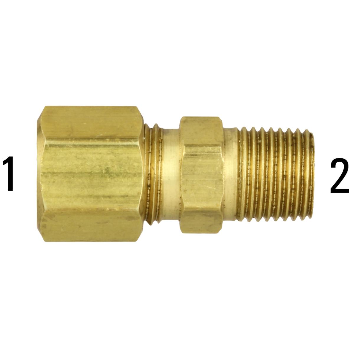 68-10-08 - Male Connector - Brass